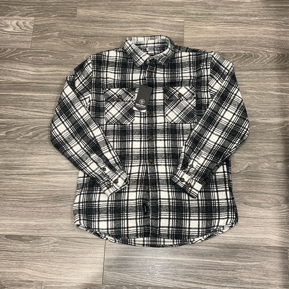 Molokai surf co. Flannel shirt. Size L. NWT